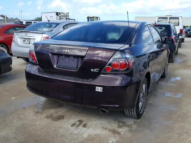 JTKDE3B75A0302716 - 2010 TOYOTA SCION TC 栗色 照片 4