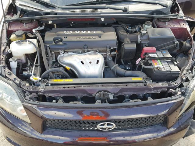 JTKDE3B75A0302716 - 2010 TOYOTA SCION TC 栗色 照片 7