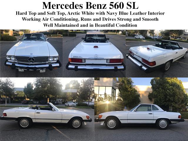 WDBBA48D3HA058791 - 1987 MERCEDES-BENZ 560 SL WHITE photo 10