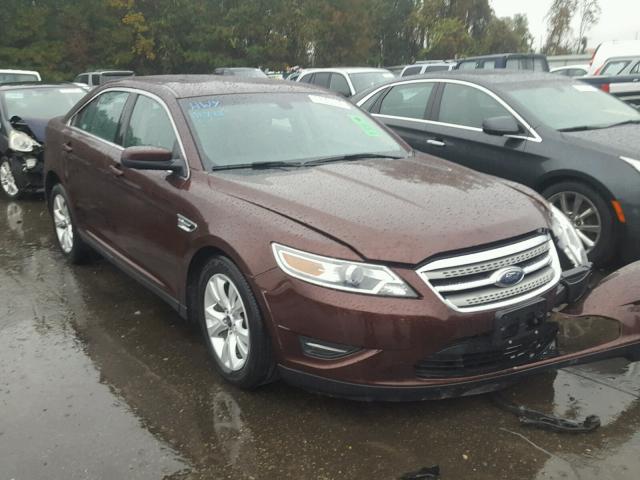 1FAHP2EW9AG138593 - 2010 FORD TAURUS SEL MAROON photo 1