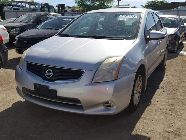 3N1AB6AP9BL648684 - 2011 NISSAN SENTRA 2.0 SILVER photo 2