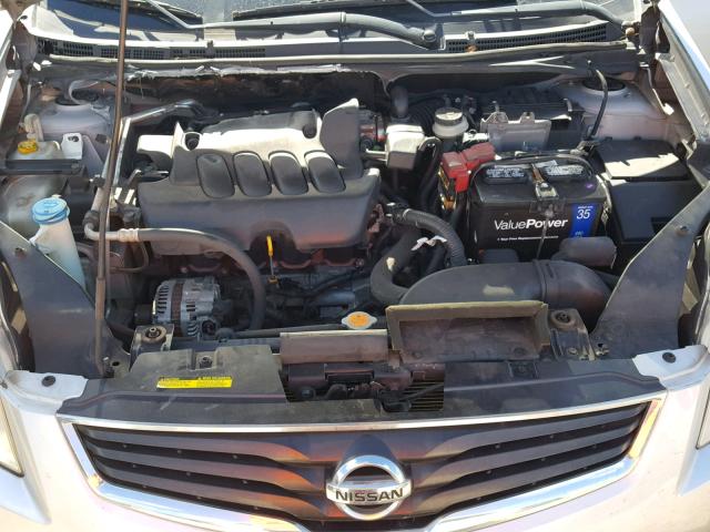 3N1AB6AP9BL648684 - 2011 NISSAN SENTRA 2.0 SILVER photo 7