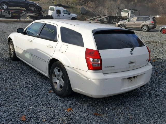 2D4FV47V76H391448 - 2006 DODGE MAGNUM SXT WHITE photo 3