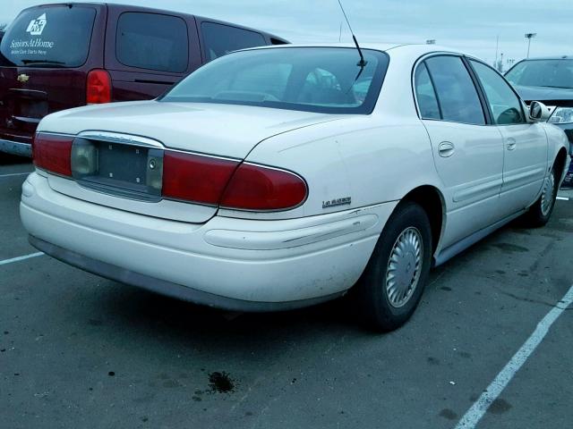 1G4HR54K11U263640 - 2001 BUICK LESABRE LI WHITE photo 4