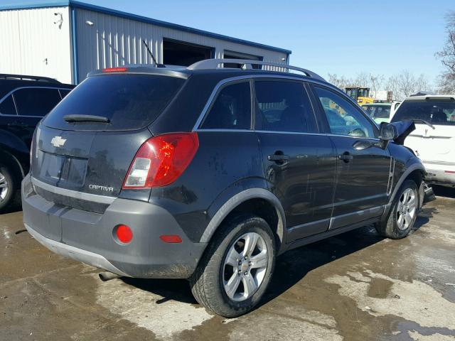 3GNAL2EK9DS580128 - 2013 CHEVROLET CAPTIVA LS BLACK photo 4