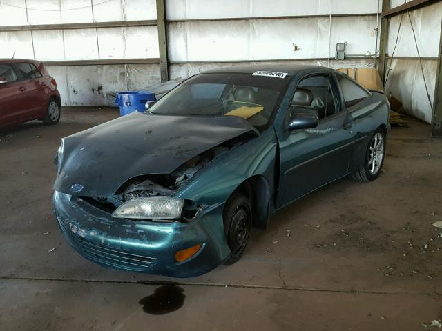 1G1JC1243X7187861 - 1999 CHEVROLET CAVALIER B GREEN photo 2