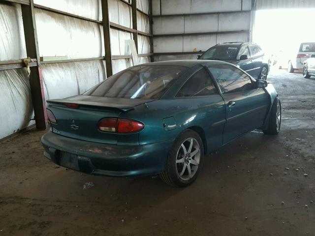 1G1JC1243X7187861 - 1999 CHEVROLET CAVALIER B GREEN photo 4