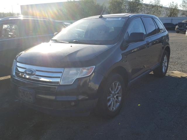 2FMDK38C79BA86328 - 2009 FORD EDGE SEL BLUE photo 2