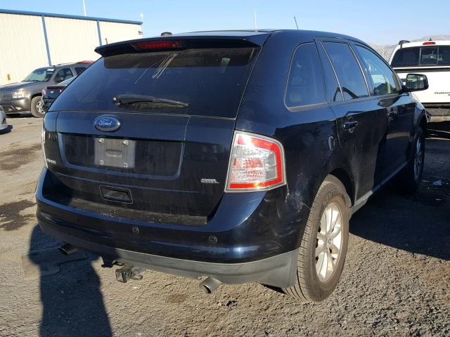 2FMDK38C79BA86328 - 2009 FORD EDGE SEL BLUE photo 4