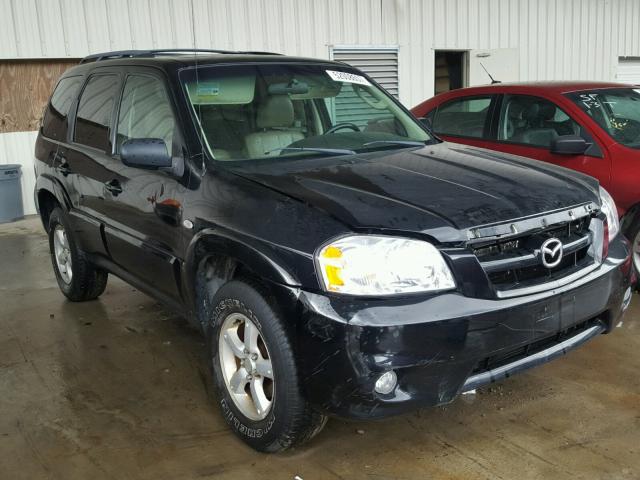 4F2YZ96145KM43504 - 2005 MAZDA TRIBUTE S BLACK photo 1