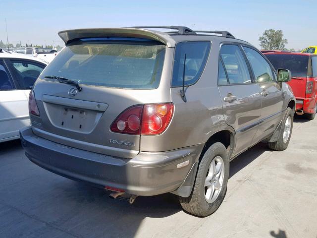 JT6HF10U6Y0116574 - 2000 LEXUS RX 300 TAN photo 4