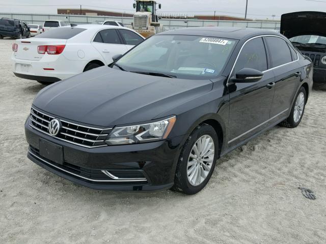 1VWBS7A35GC032274 - 2016 VOLKSWAGEN PASSAT SE BLACK photo 2