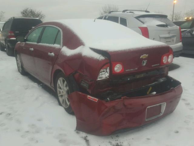 1G1ZE5E72AF162943 - 2010 CHEVROLET MALIBU LTZ 红色 照片 3