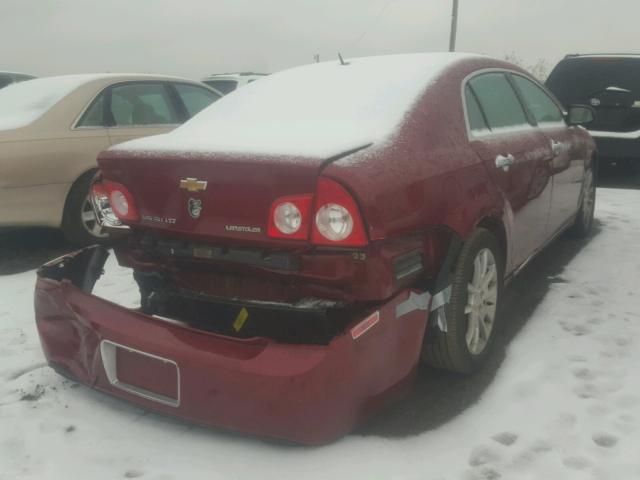 1G1ZE5E72AF162943 - 2010 CHEVROLET MALIBU LTZ 红色 照片 4