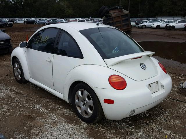 3VWCB21C22M401042 - 2002 VOLKSWAGEN NEW BEETLE WHITE photo 3