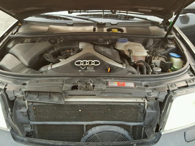 WAUED64B31N164224 - 2001 AUDI A6 2.7T QU BLACK photo 7