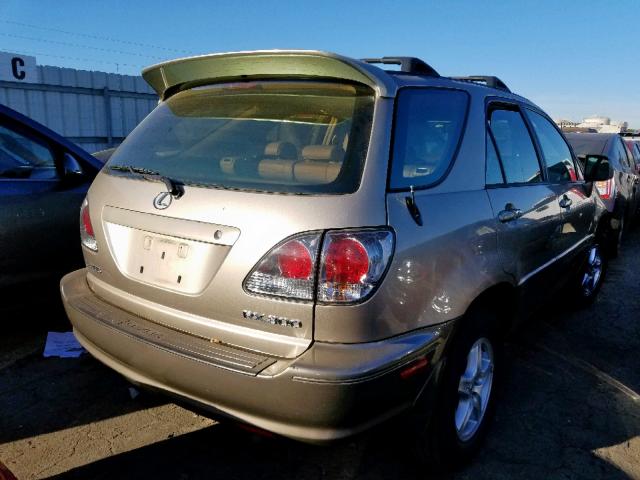 JTJHF10U920263890 - 2002 LEXUS RX 300 GOLD photo 4