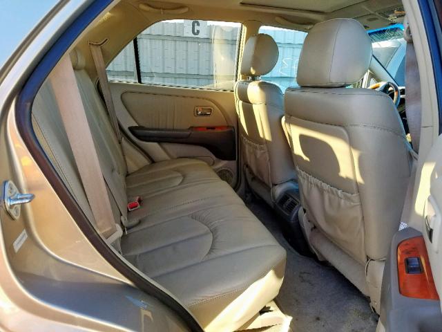 JTJHF10U920263890 - 2002 LEXUS RX 300 GOLD photo 6