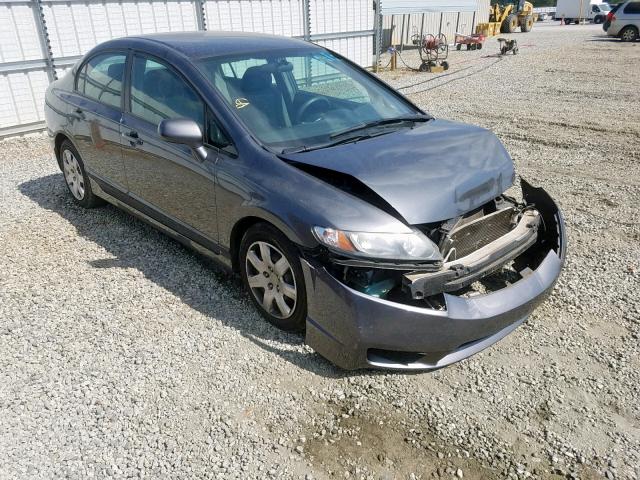 19XFA1F59AE036598 - 2010 HONDA CIVIC LX GRAY photo 1