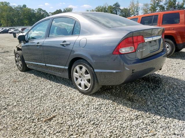 19XFA1F59AE036598 - 2010 HONDA CIVIC LX GRAY photo 3