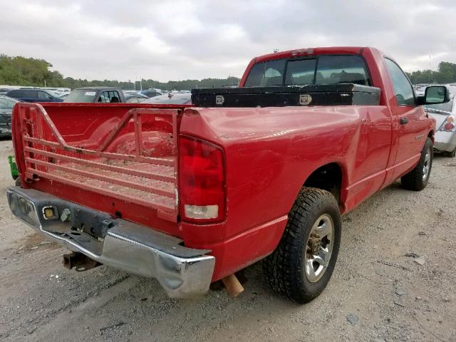 3D7KR26D75G734728 - 2005 DODGE RAM 2500 S Qırmızı foto 4
