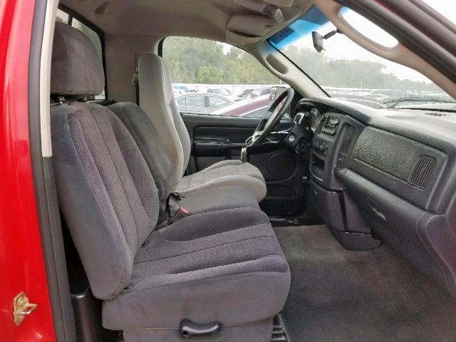 3D7KR26D75G734728 - 2005 DODGE RAM 2500 S Qırmızı foto 5