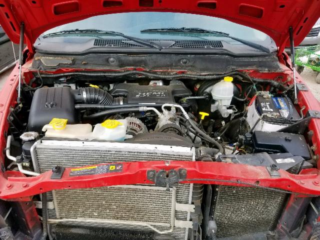 3D7KR26D75G734728 - 2005 DODGE RAM 2500 S Qırmızı foto 7