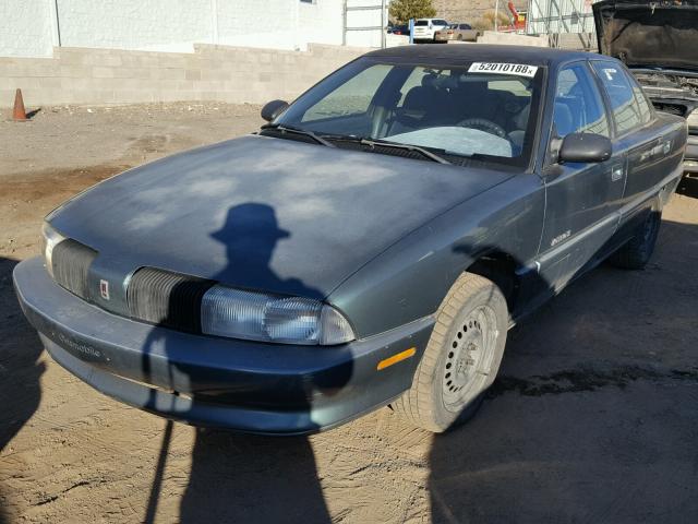 1G3NL52T9VM351829 - 1997 OLDSMOBILE ACHIEVA SL GREEN photo 2