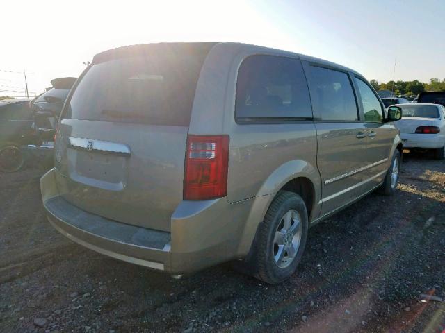 1D8HN54P38B160979 - 2008 DODGE GRAND CARA TAN photo 4