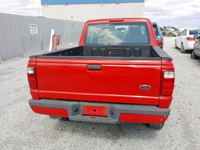 1FTYR14U34PA65580 - 2004 FORD RANGER SUP RED photo 6