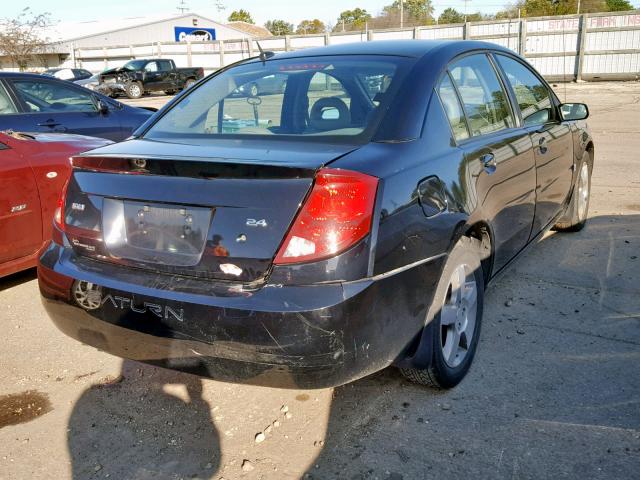 1G8AL55B66Z161079 - 2006 SATURN ION LEVEL BLACK photo 4