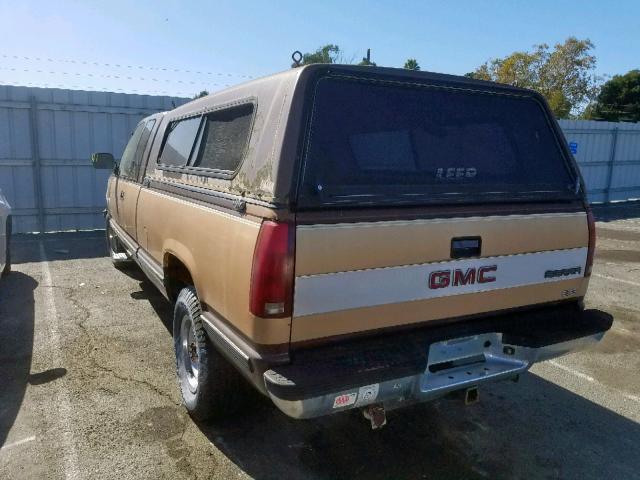 2GTGC39N7J1570993 - 1988 GMC GMT-400 C3 BROWN photo 3