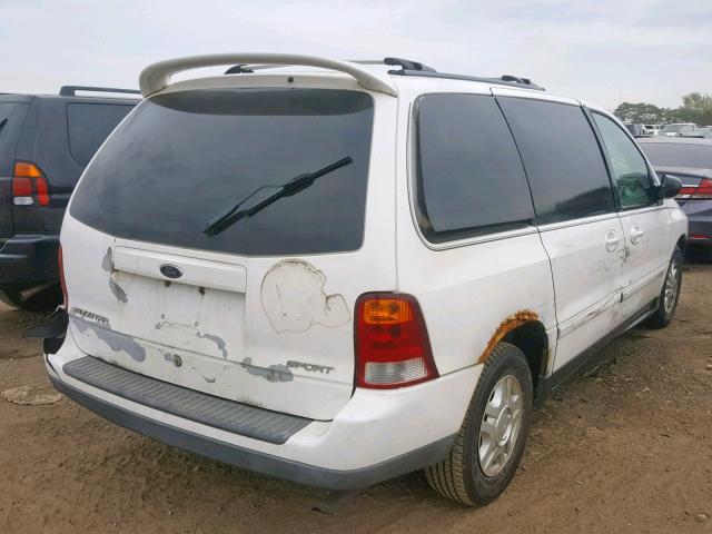 2FMZA57461BB83622 - 2001 FORD WINDSTAR S WHITE photo 4