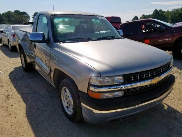 1GCEC14V12Z317938 - 2002 CHEVROLET SILVERADO GRAY photo 1