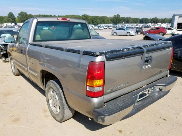 1GCEC14V12Z317938 - 2002 CHEVROLET SILVERADO GRAY photo 3