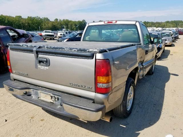 1GCEC14V12Z317938 - 2002 CHEVROLET SILVERADO GRAY photo 4