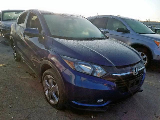 3CZRU5H57HM701338 - 2017 HONDA HR-V EX BLUE photo 1