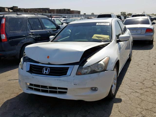 1HGCP36889A046160 - 2009 HONDA ACCORD EXL WHITE photo 2