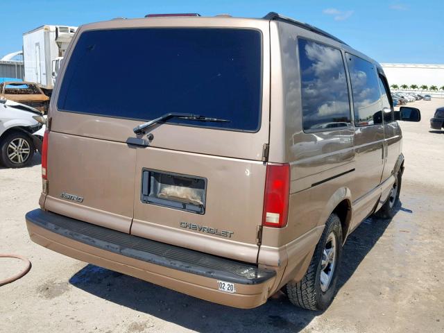 1GNDM19X82B142042 - 2002 CHEVROLET ASTRO TAN photo 4