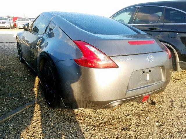 JN1AZ4EH7DM384103 - 2013 NISSAN 370Z BASE GRAY photo 3