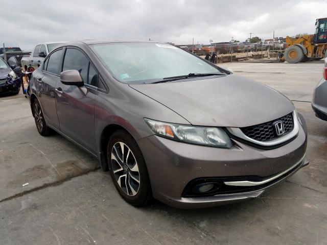 2HGFB2F92DH519222 - 2013 HONDA CIVIC EXL 棕色 照片 1