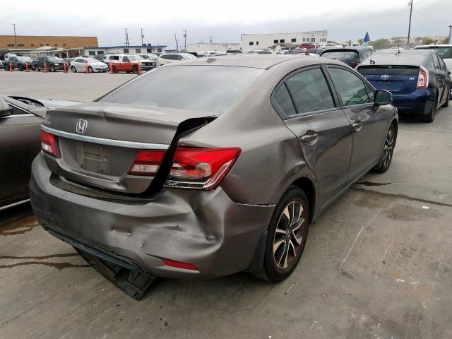 2HGFB2F92DH519222 - 2013 HONDA CIVIC EXL 棕色 照片 4