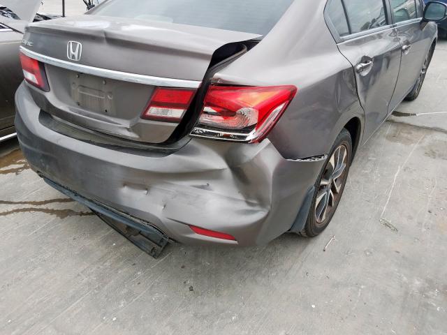 2HGFB2F92DH519222 - 2013 HONDA CIVIC EXL 棕色 照片 9