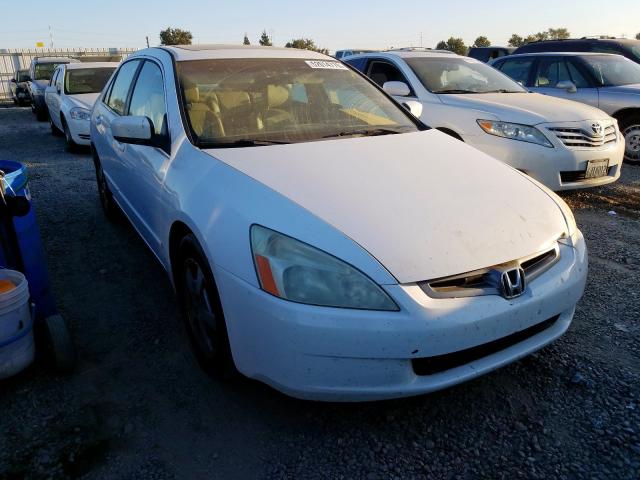 1HGCM66884A078125 - 2004 HONDA ACCORD EX WHITE photo 1