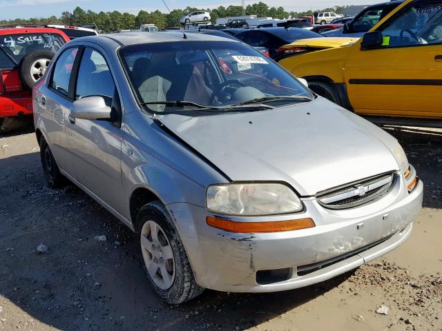 KL1TD52665B486087 - 2005 CHEVROLET AVEO BASE Gümüş foto 1
