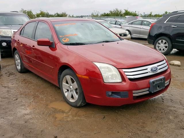 3FAHP07Z97R260268 - 2007 FORD FUSION SE RED photo 1