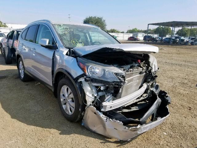 2HKRM3H74EH533512 - 2014 HONDA CR-V EXL SILVER photo 1