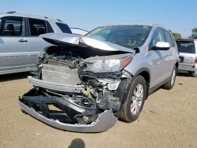 2HKRM3H74EH533512 - 2014 HONDA CR-V EXL SILVER photo 2