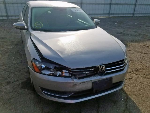 1VWBP7A32CC004959 - 2012 VOLKSWAGEN PASSAT SE GRAY photo 9