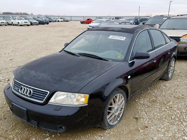 WAUED64B71N143263 - 2001 AUDI A6 2.7T QU BLACK photo 2